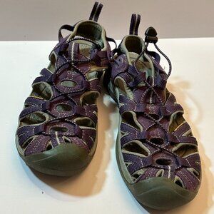 Keen Women's Whisper Hiking Purple Sandals Size 8.5US, 39EU
